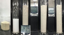 Foamed HVCF suspension tests show good foam quality and particle suspension times of over 2 hr (Fig. 6).