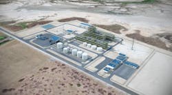 Rendering of renewable fuels plant